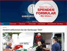 Tablet Screenshot of hamburger-tafel.de